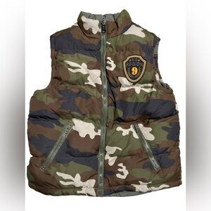 The children’s place Camo puffer vest